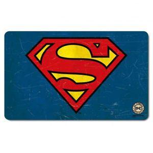 Retro Superman Logo - SUPERMAN LOGO BREAKFAST CUTTING BOARD FORMICA MAN OF STEEL RETRO DC