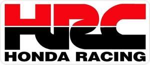 Honda Racing Logo - p115 (1) 9.75 Honda HRC CBR Racing Logo Emblem Decal Sticker