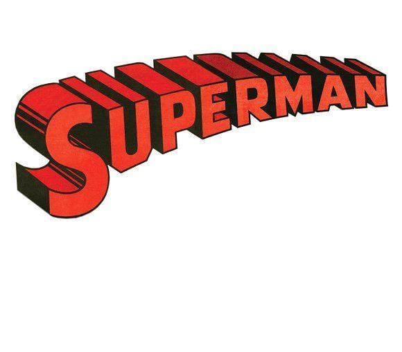 Retro Superman Logo - Superman 3D Logo Type (Vintage 1977) Illustrations Creative Market