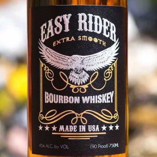Bourbon Whiskey Logo - Review #28: Easy Rider Bourbon Whiskey : bourbon