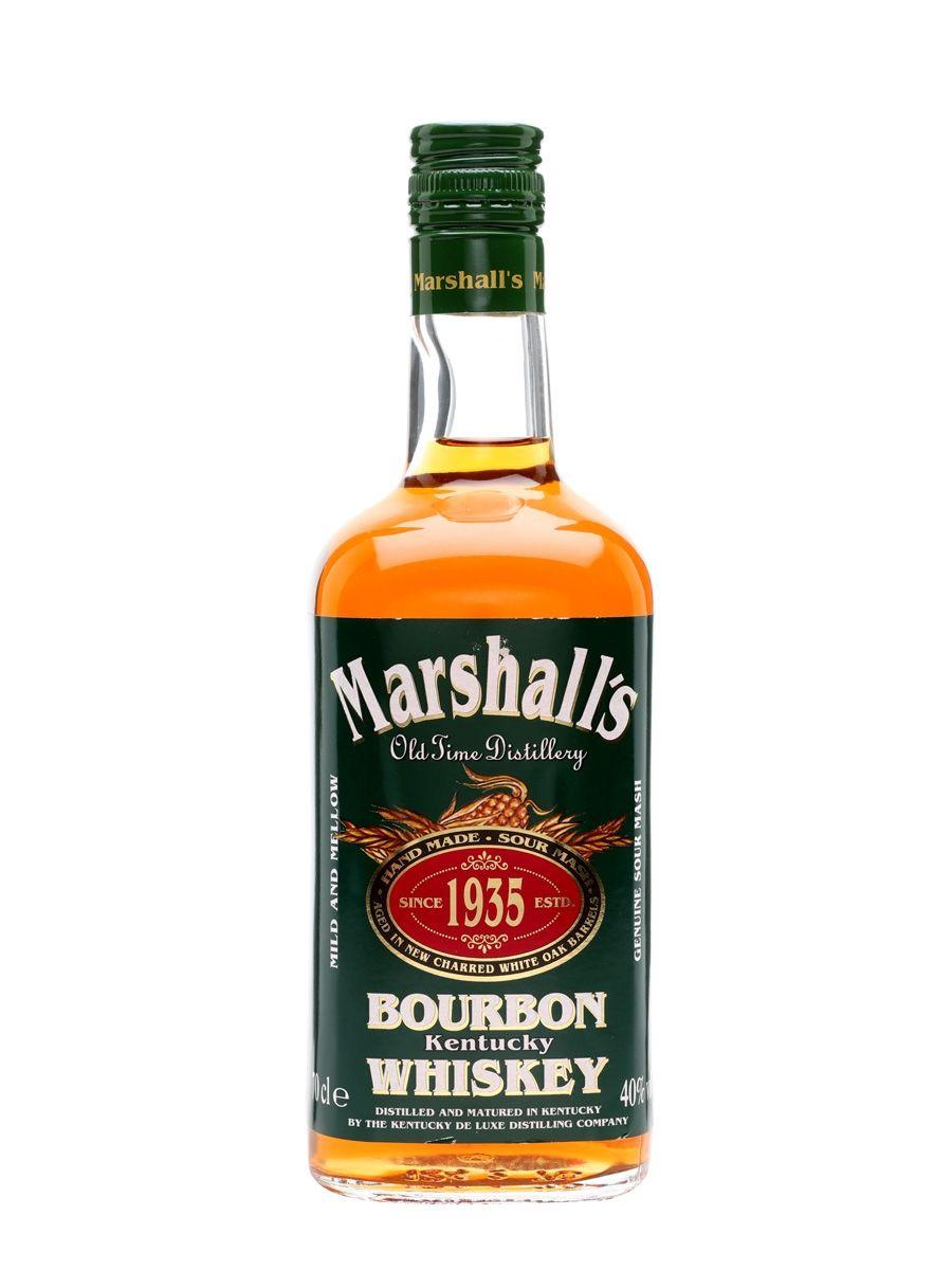 Bourbon Whiskey Logo - Marshall's Kentucky Bourbon Whiskey : The Whisky Exchange