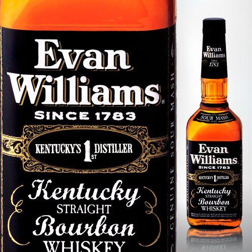 Bourbon Whiskey Logo - Evan Williams Bourbon