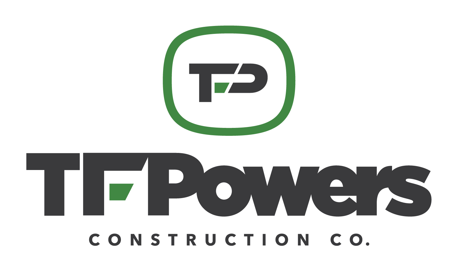 Powers Logo - TF Powers announces new logo design Powers Construction Co