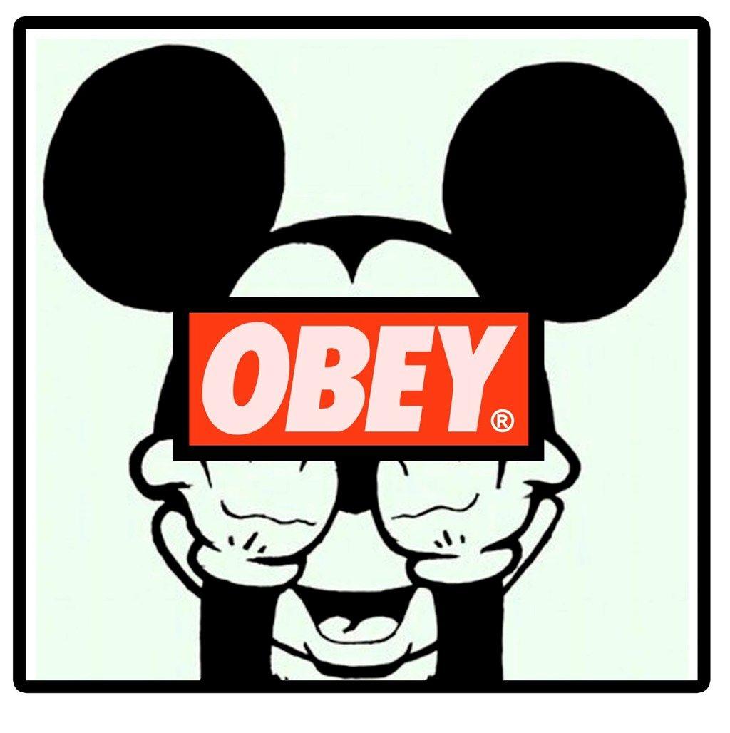 Mickey Mouse Obey Logo - Obey Mickey Mouse Wallpapers Obey Mickey Mouse Hands Image Gallery ...