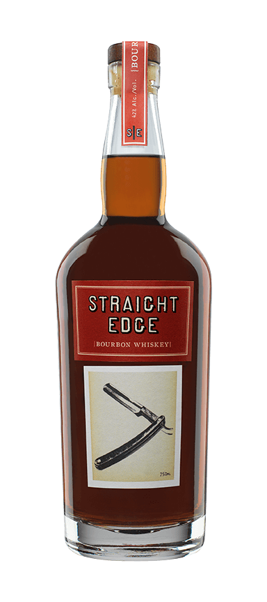 Bourbon Whiskey Logo - Straight Edge