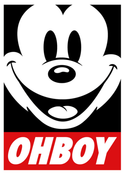 Mickey Mouse Obey Logo - mickey mouse obey | Tumblr