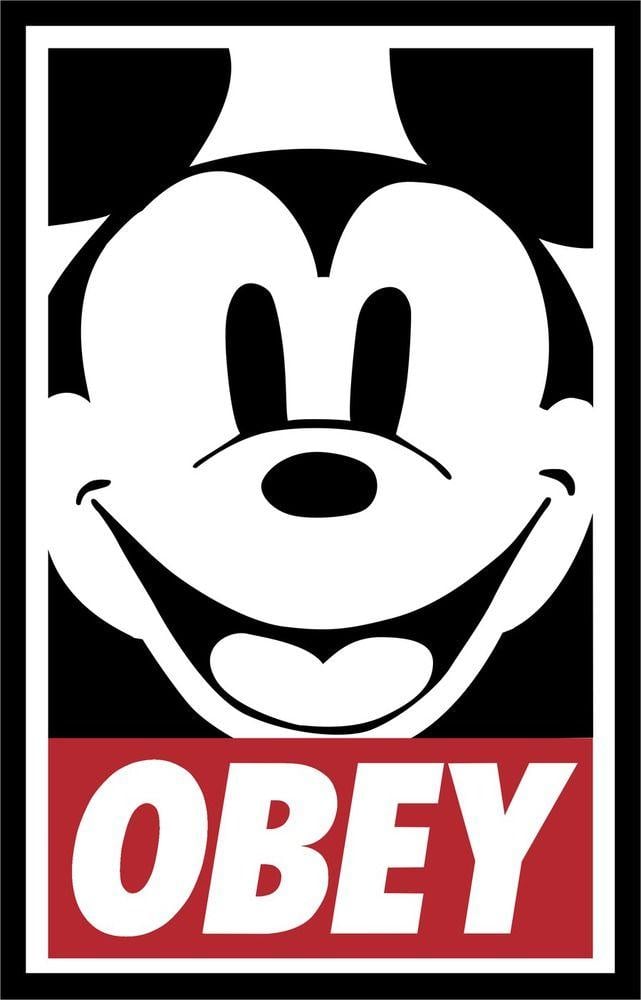 Mickey Mouse Obey Logo - OBEY: Disney's Power on Media