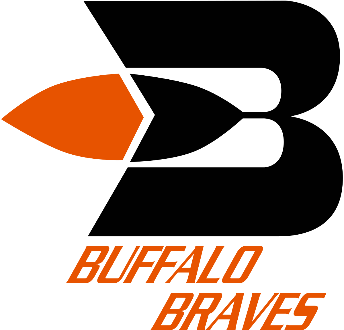 Part of Orange B Logo - Buffalo Braves