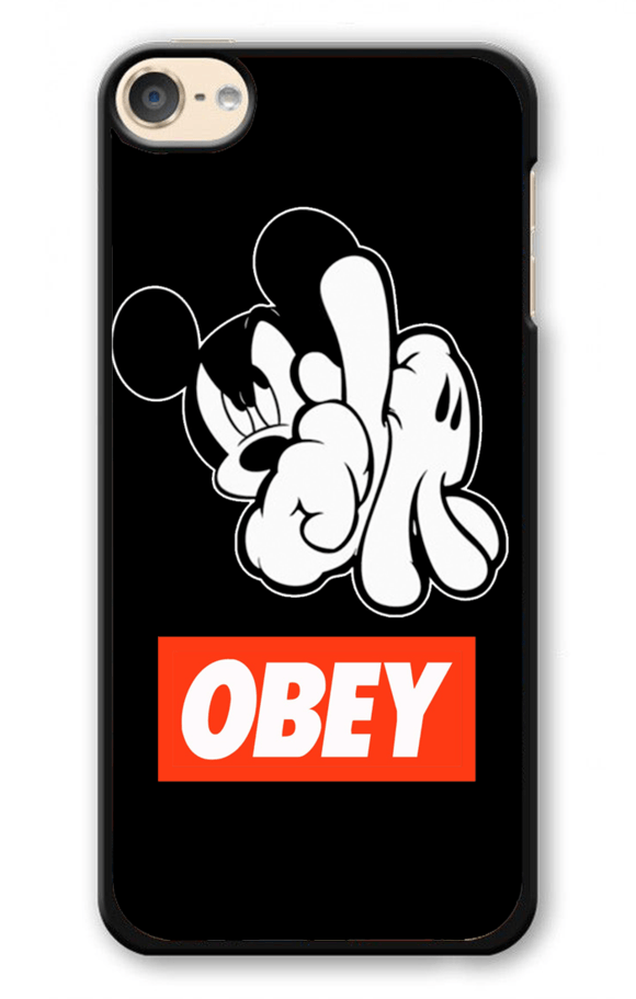 Mickey Mouse Obey Logo - Obey Mickey Mouse iPod 6 Case
