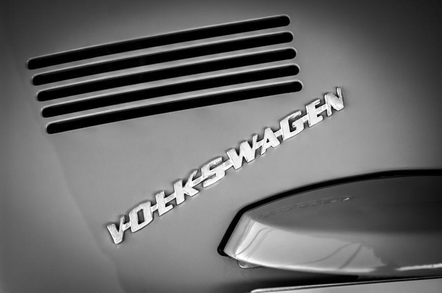 VW Beetle Logo - Volkswagen Vw Beetle Emblem Photograph