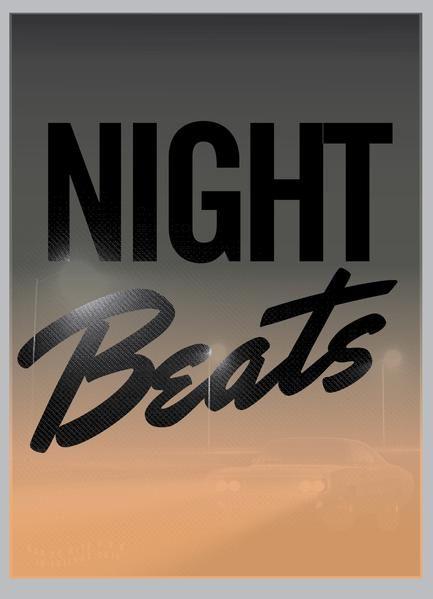 Night Beats Logo - 2016 Contemporary Music Poster, Night Beats, Bar le Ritz – L'affichiste
