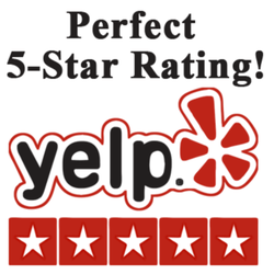 5 Star Yelp Review Logo - Party Bus San Diego - Limo Service San Diego | Bolt Transportation