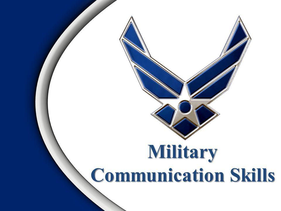Military Communications Logo - Military Communication Skills - ppt video online download
