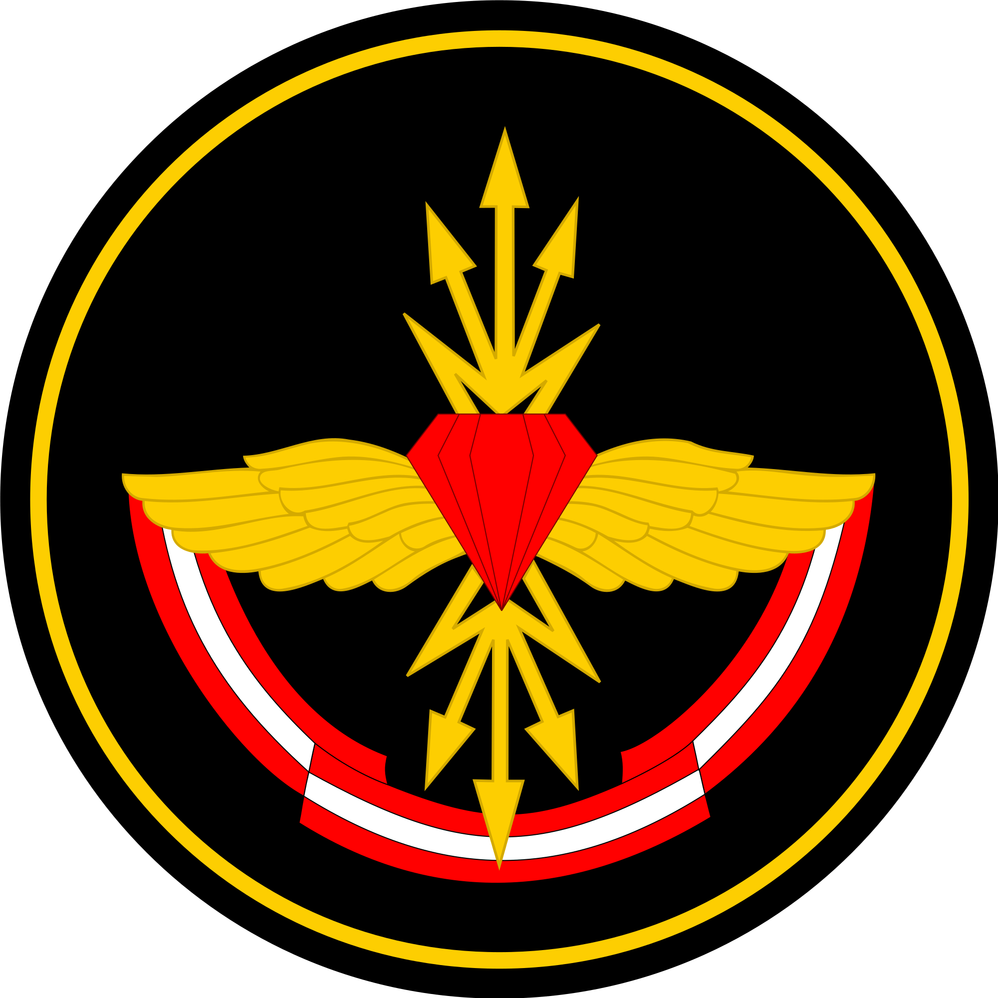 Military Communications Logo - Emblem of the Russian military communications troop 2.svg