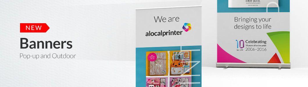 Printing Banners Logo - Pull-up Roller Banners and Outdoor Banner Printing | A Local Printer