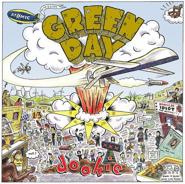 Green Day Dookie Logo - Artist modernizes Dookie artwork with historical Green Day references