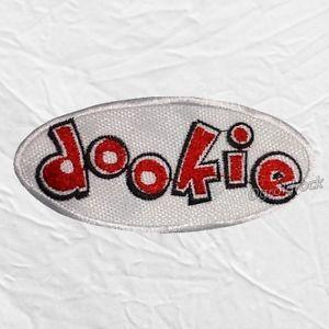 Green Day Dookie Logo - Green Day Dookie Word Logo Embroidered Patch Atomic Bomb Billie Joe ...