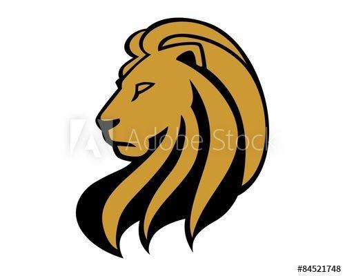 Orange Lion Head Logo - orange lion head - Buy this stock vector and explore similar vectors ...