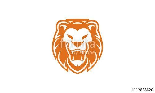 Orange Lion Head Logo - Lion Head Logo Vector