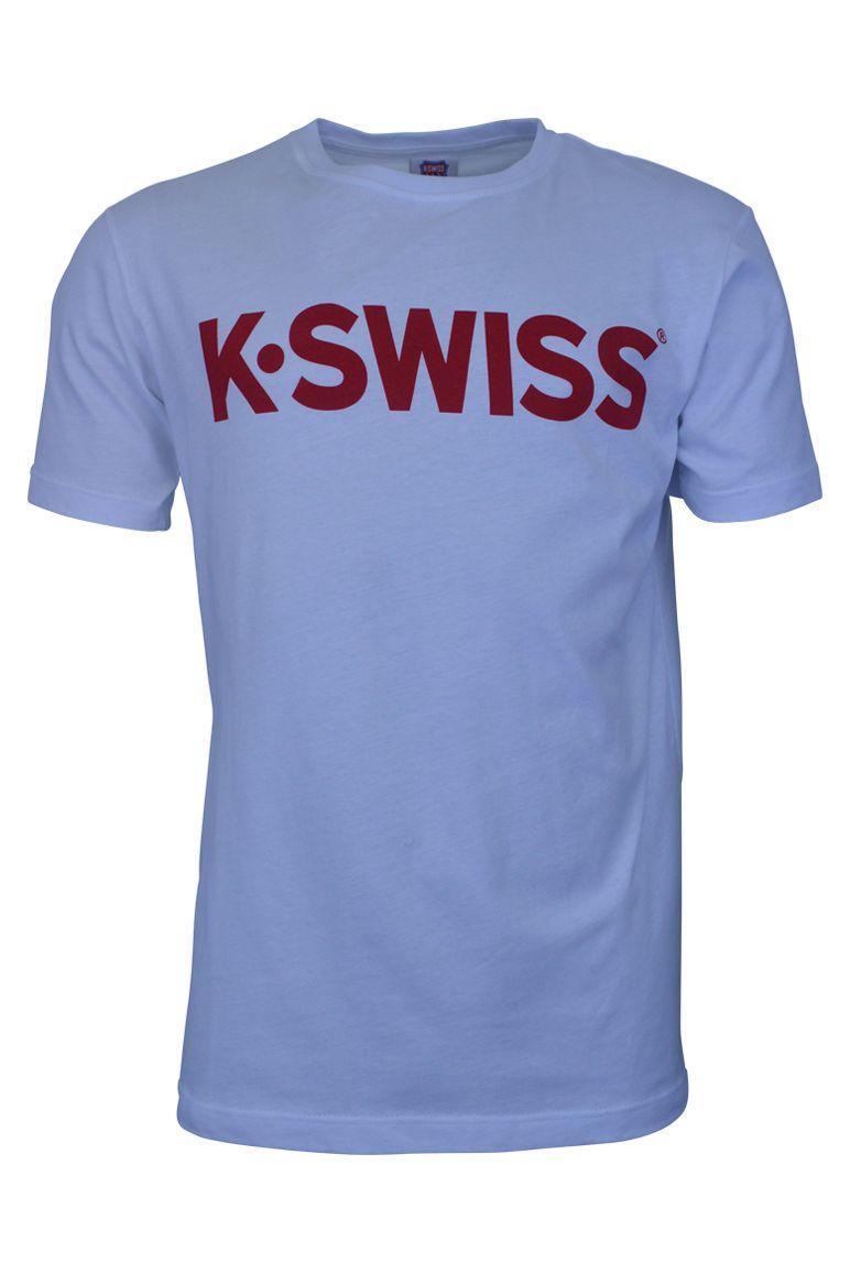 T Swiss Logo - K-Swiss - Classic Logo T-Shirt - White - Baccus