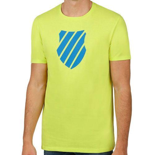 T Swiss Logo - K-Swiss Logo T-Shirt Men - Lime, Blue buy online | Tennis-Point