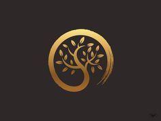 Brown Tree Circle Logo - Tree | Logo | Tree logos, Logo design, Logos