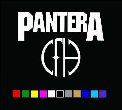 Cfh Logo - STICKER PANTERA COWBOYS From Hell CFH Album Logo Groove Metal Music ...