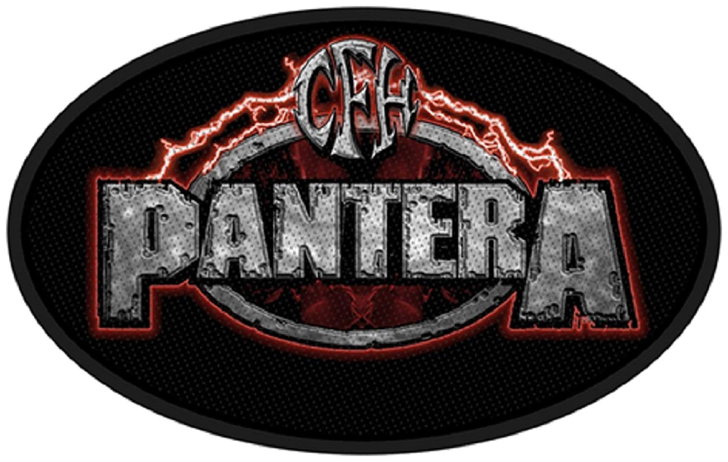 Pantera Cfh Logo - Pantera Patch: Cowboys from Hell Logo - - at Amazon Men's Clothing ...