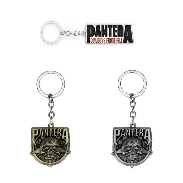 Pantera Cfh Logo - Music The Heavy Metal band METALLICA Pantera CFH Skull Keychain