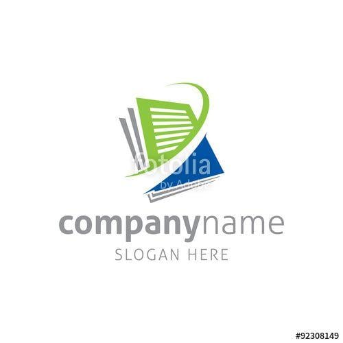 Document Logo - Document Research Logo Template