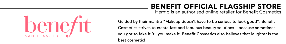 Benefit Cosmetics Logo - Hermo.my - Online Beauty Shop Malaysia