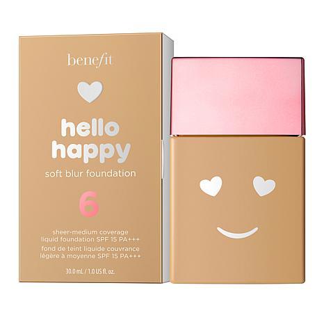Benefit Cosmetics Logo - Benefit Cosmetics Hello Happy Soft Blur Shade 6 Foundation - 8726279 ...