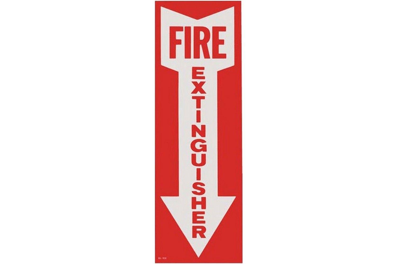 Fire Extinguisher Arrow Logo - FIRE EXTINGUISHER ARROW SIGN - 4