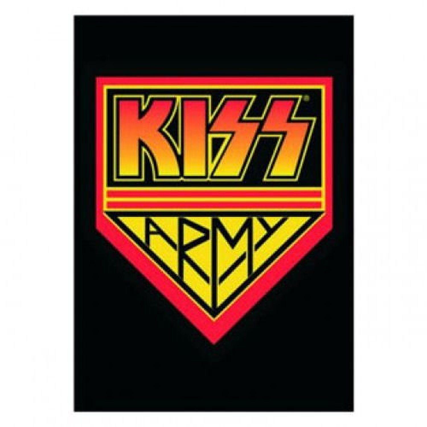 Kiss Army Logo - KISS Army Postcard Band Logo Image Picture 100% Official Licensed ...