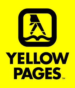Yellow Pages Fingers Logo - Yellow Pages directory walking fingers logo. S & R. Yellow, Yellow