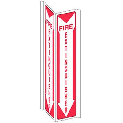 Fire Extinguisher Arrow Logo - Fire Extinguisher (Arrow) - 3-Way School Fire Safety Signs | Seton ...