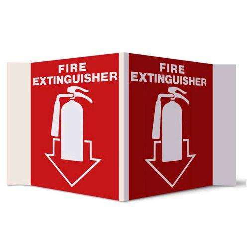 Fire Extinguisher Arrow Logo - Fire Extinguisher Arrow Stand Out Sign 5″x6″