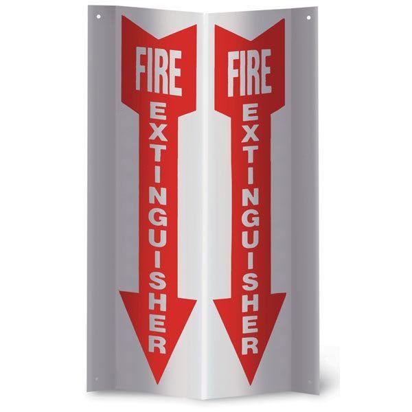 Fire Extinguisher Arrow Logo - Triangle Fire, Inc. Fire & Safety Parts. Signs, Labels, Tags