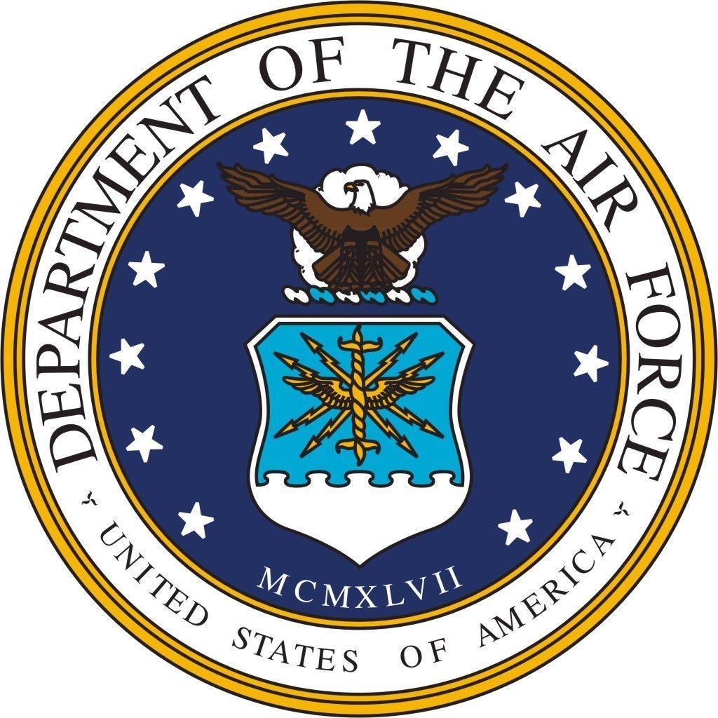 The Department of Air Force Logo - U.S. Department of Air Force #2 Wall Window Vinyl Decal Sticker ...