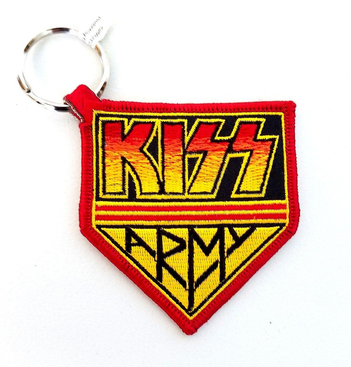 Kiss Army Logo - KISS Army Logo Patch Keychain