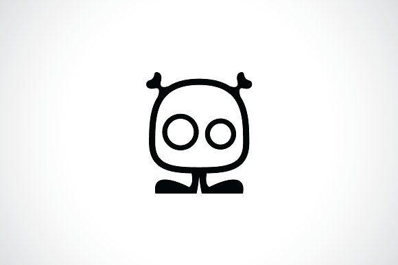 Alien Face Logo - Alien Face Logo Template ~ Logo Templates ~ Creative Market