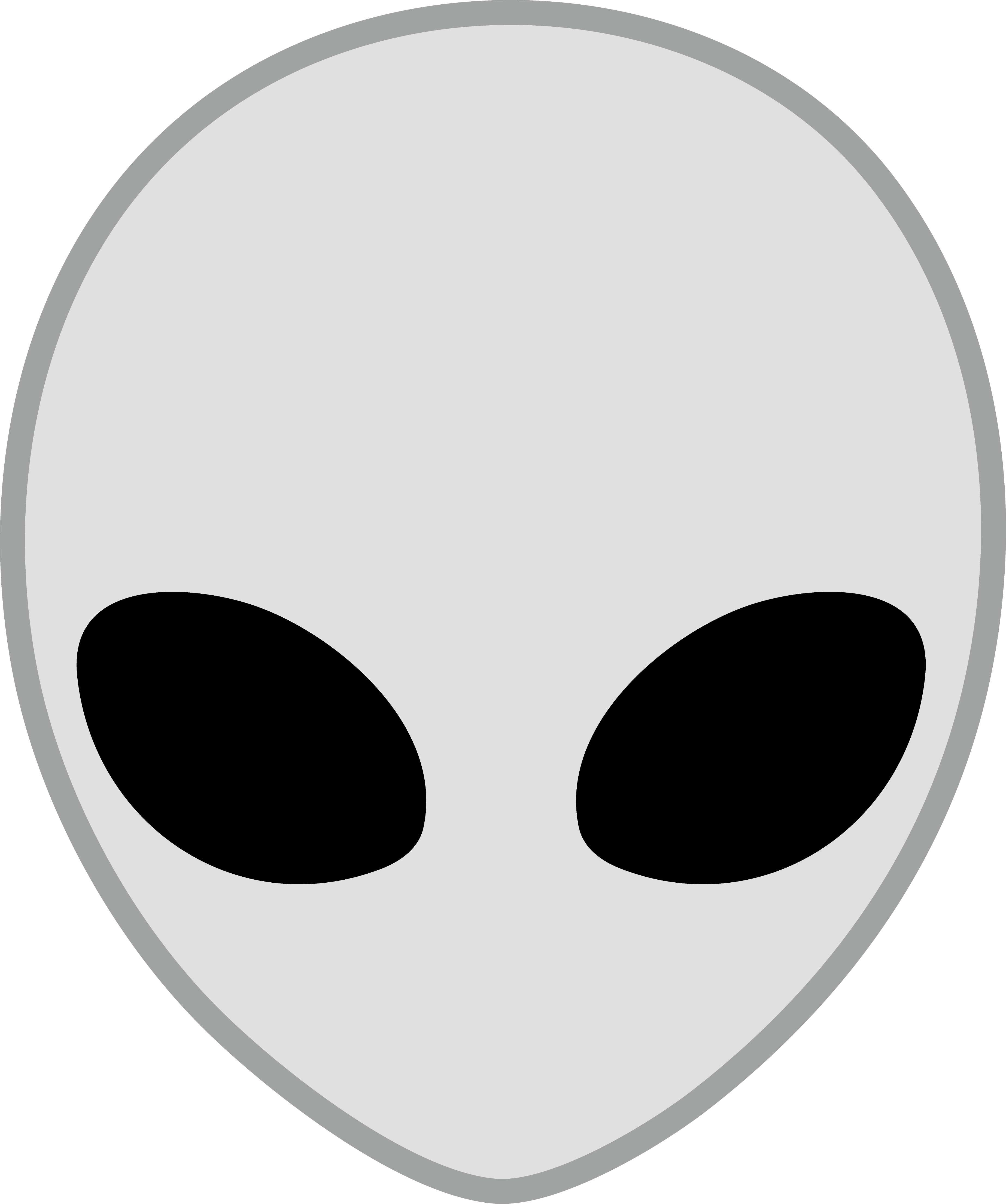 Alien Head Logo - Alien Head Clipart