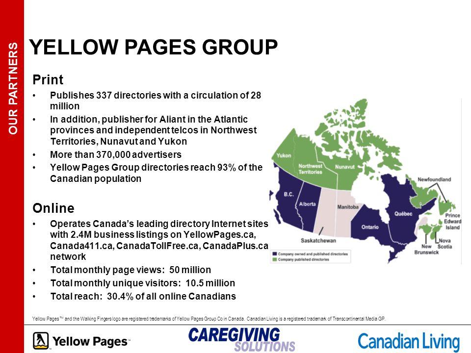 Yellow Pages Fingers Logo - SECTION TITLE Yellow Pages™ and the Walking Fingers logo are