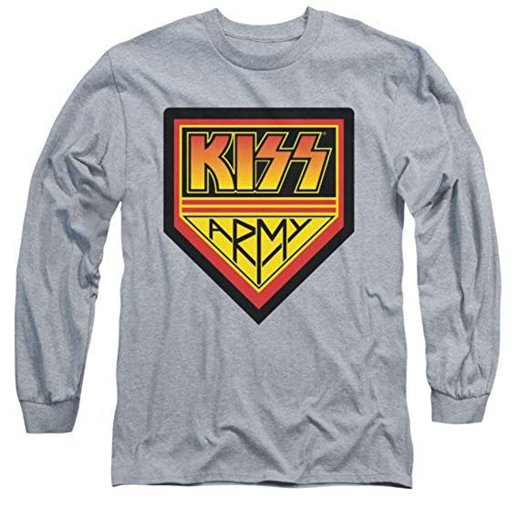 Kiss Army Logo - Kiss Army Logo Long Sleeve T Shirt: Clothing