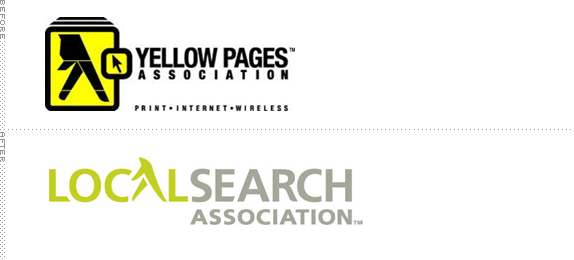 Yellow Pages Fingers Logo - Brand New: Yellow Pages Association