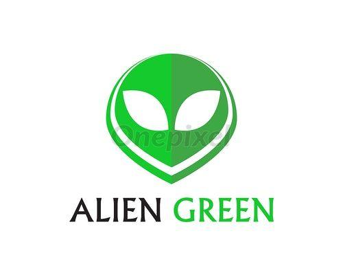 Alien Face Logo - Alien face icon vector logo and symbols template app - 4558072 ...