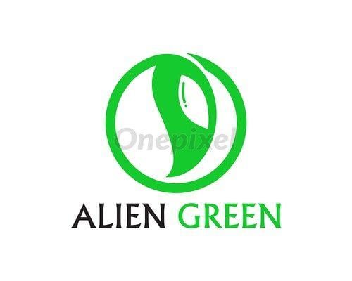 Alien Face Logo - Alien face icon vector logo and symbols template app