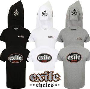 Exile Oval Logo - Details about Oval Logo Mens Official Exile Cycles T-Shirt Chopper  Motorcycle Motorbike Bike