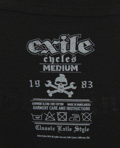 Exile Oval Logo - Oval Exile Logo T Shirt (Black)