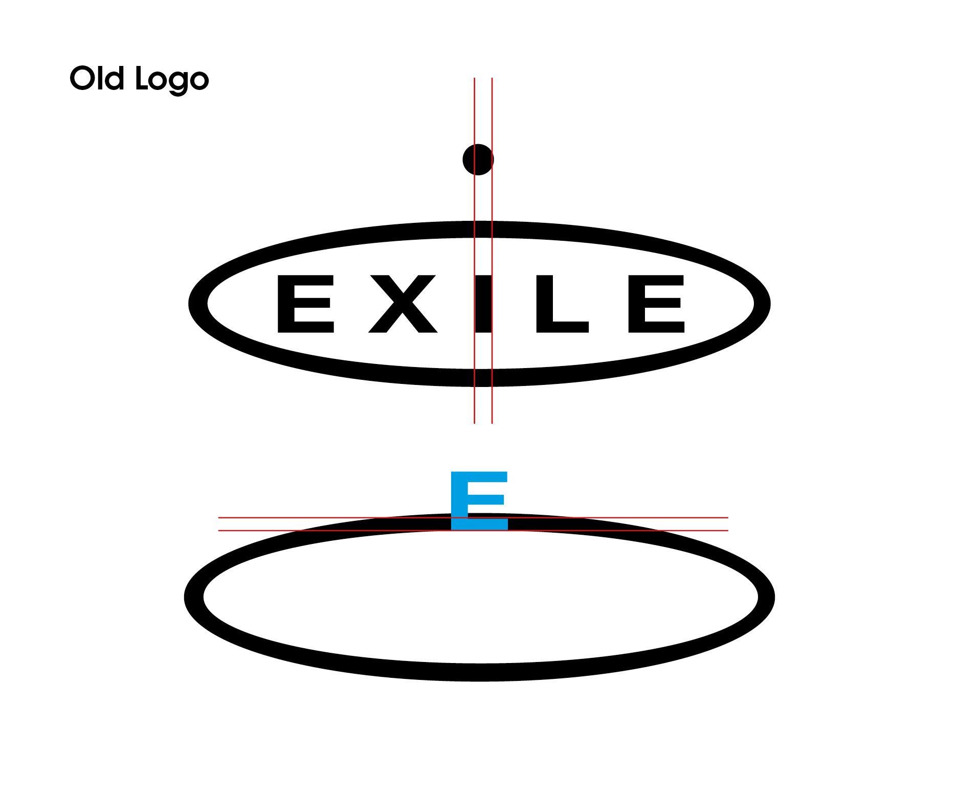 Exile Oval Logo - Paperjam Refresh and creative design studio